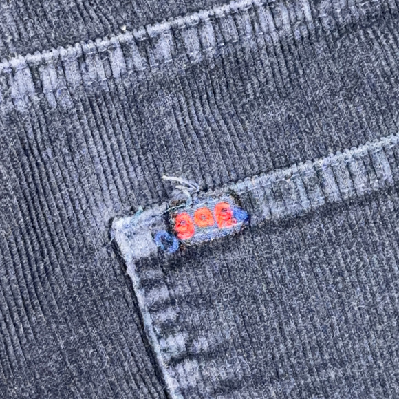 Vintage Gap Pants Mens 35x33 Blue Corduroy Pioneer Straight Talon Zip 80s - Picture 9 of 12